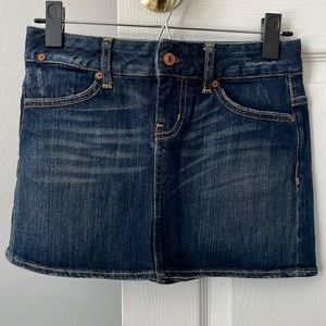 Gap denim mini skirt